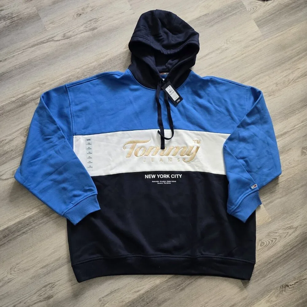 Tommy Hilfiger Men's TJ Archive Relaxed Hoodie Sweatshirt Outerwear Size XXL NWT - Picture 4 of 9